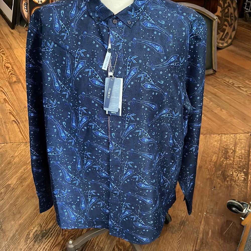 International Report Slim Fit Button Down Casual Shirt